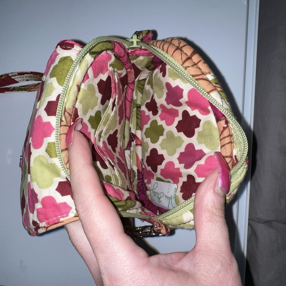 Vera Bradley Little Hip Bag Hello Dahlia! Crossbody Belt bag Fanny Pack Red Pink - Picture 6 of 11